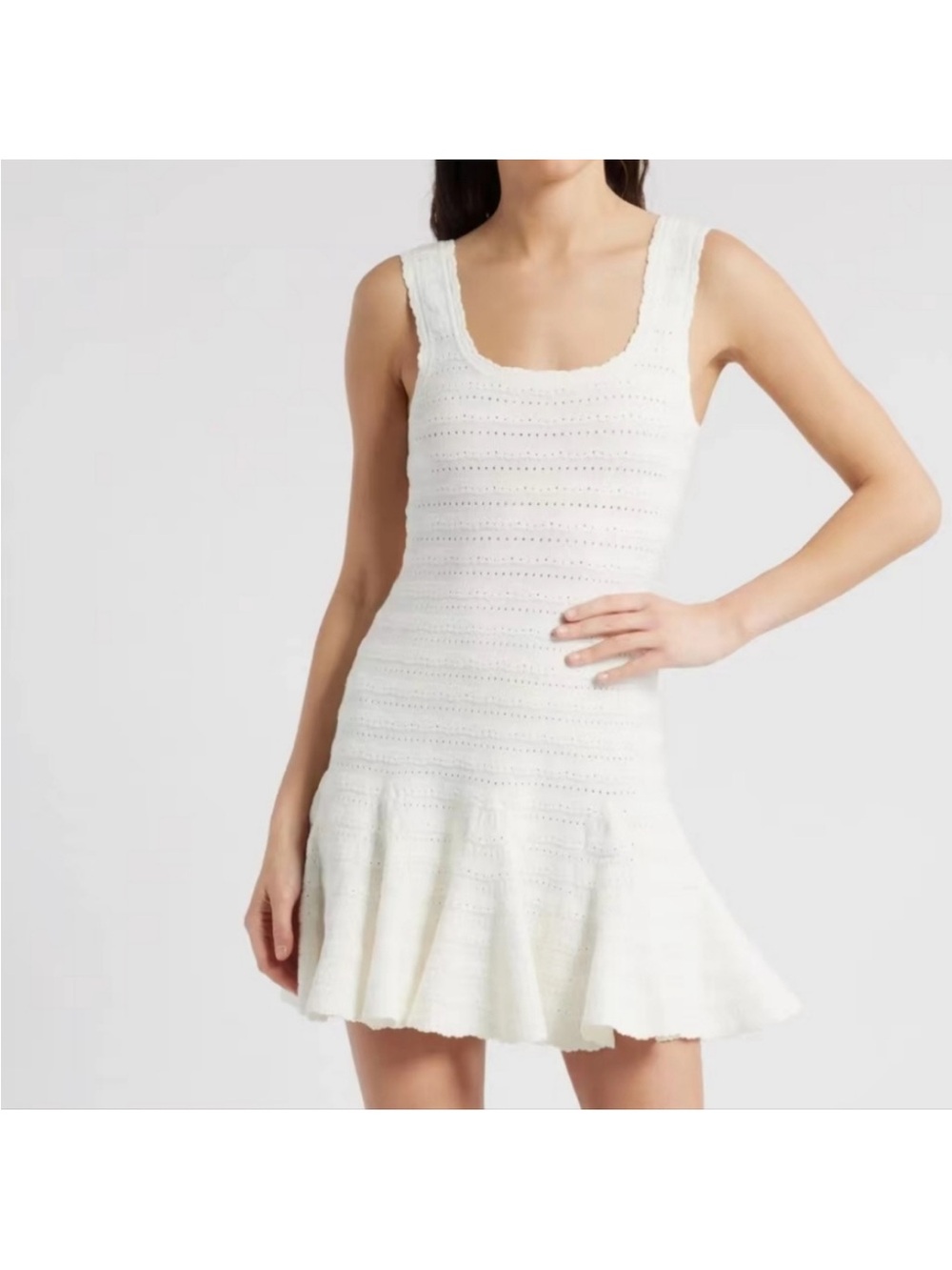LoveShackFancy Maryanne knit mini dress NWT